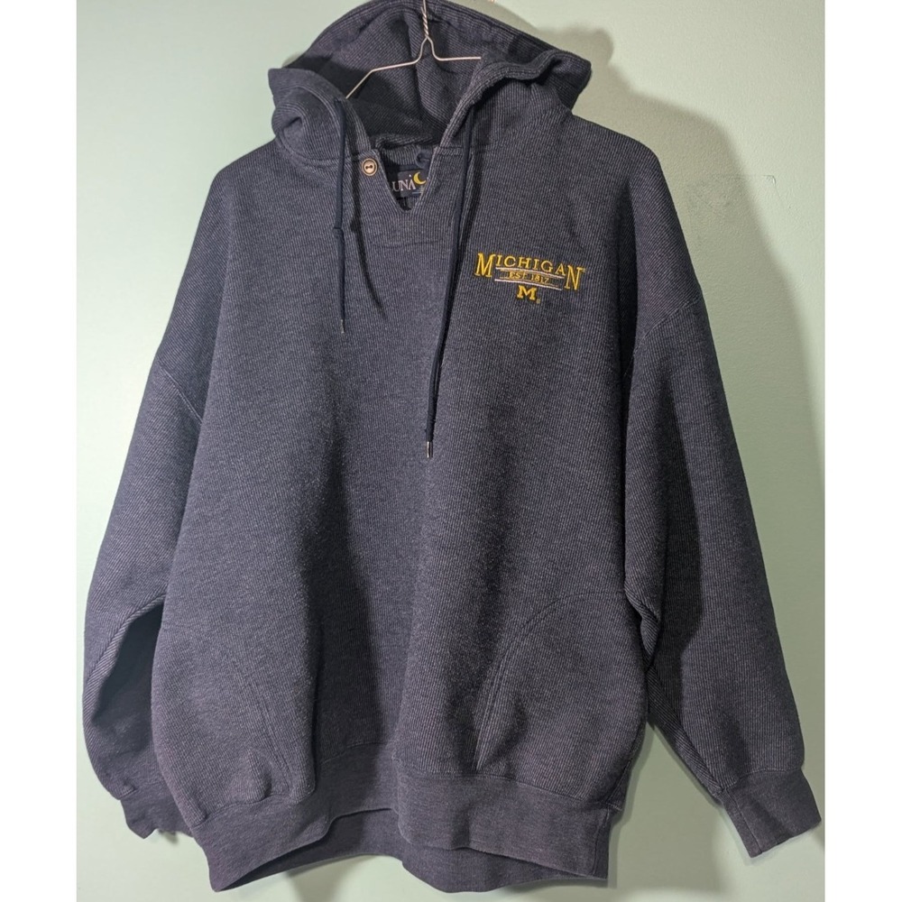 University of Michigan Hooded Sweatshirt‎ Luna Pier Size XL